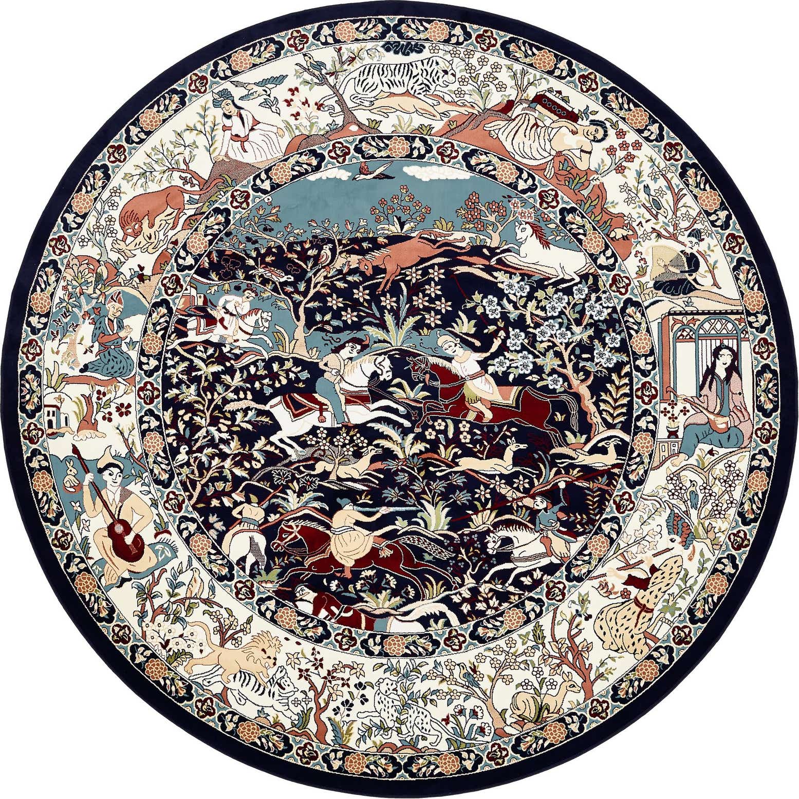 10' x 10' Nain Design Round Rug