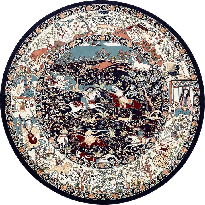 10' x 10' Nain Design Round Rug