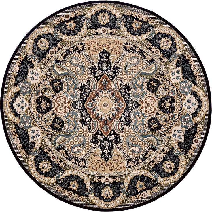 Detail image of 10' x 10' Nain Design Round Rug
