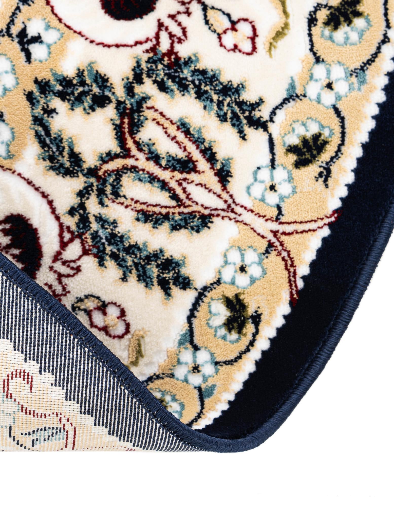 5' 3 x 5' 3 Nain Design Round Rug