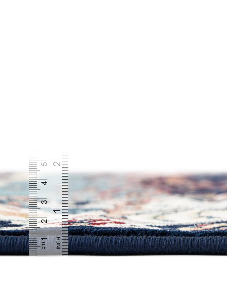 Detail image of 5' 3 x 5' 3 Nain Design Round Rug