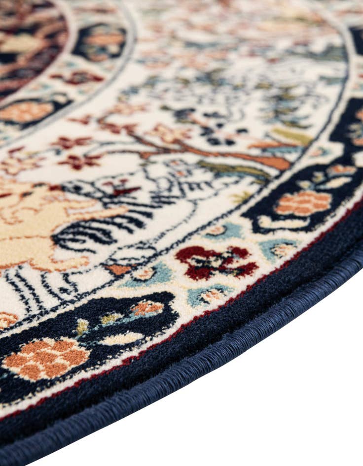 Detail image of 10' x 10' Nain Design Round Rug