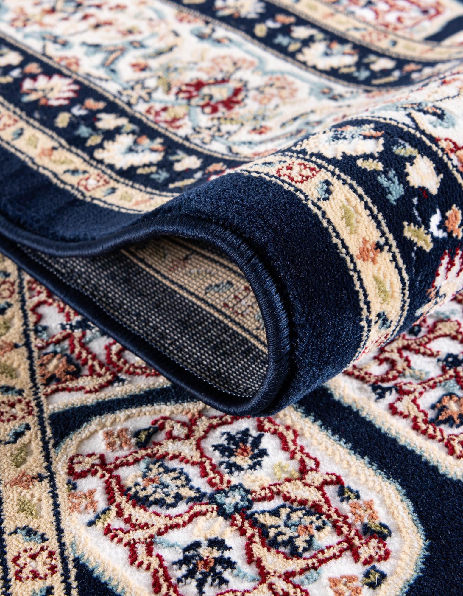 5' 3 x 5' 3 Nain Design Round Rug