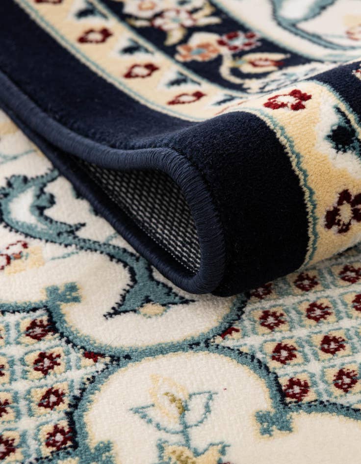 Detail image of 5' 3 x 5' 3 Nain Design Round Rug