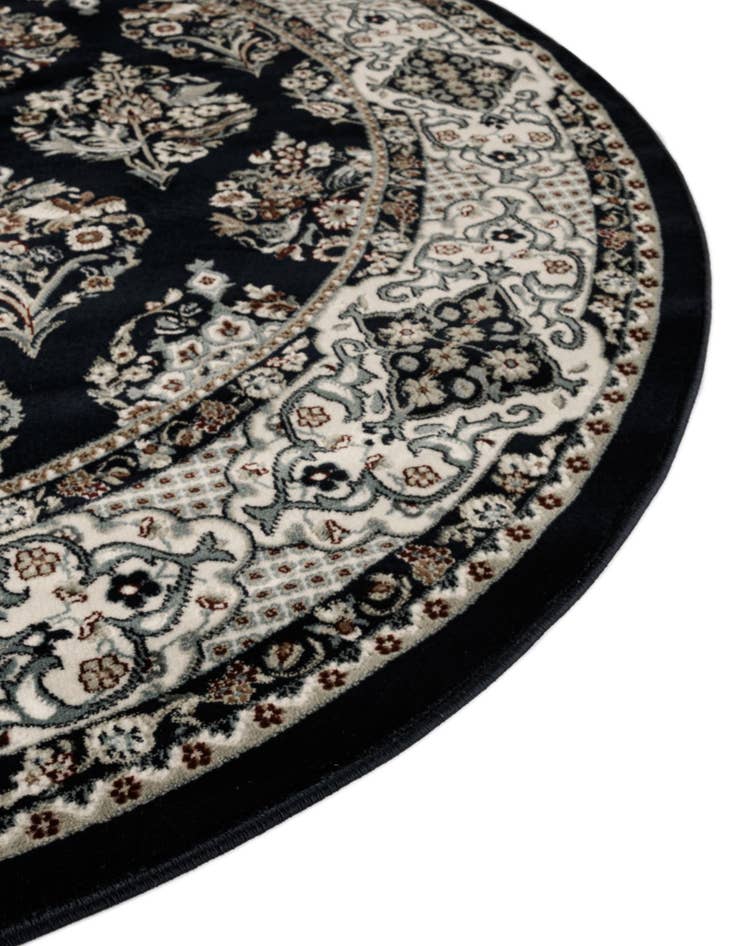 Detail image of 5' 3 x 5' 3 Nain Design Round Rug