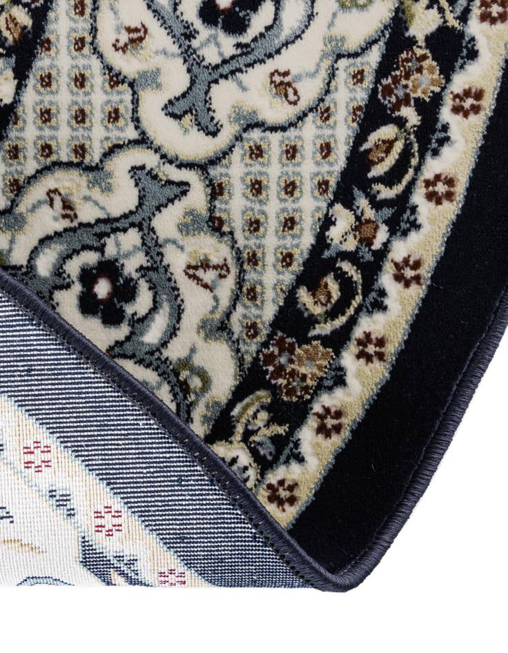 Detail image of 5' 3 x 5' 3 Nain Design Round Rug
