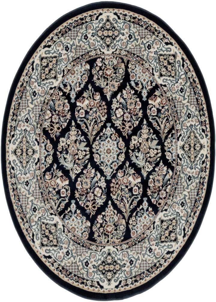 5' 3 x 5' 3 Nain Design Round Rug
