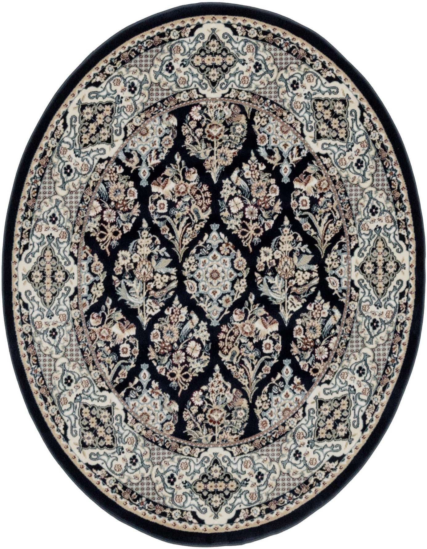 5' 3 x 5' 3 Nain Design Round Rug