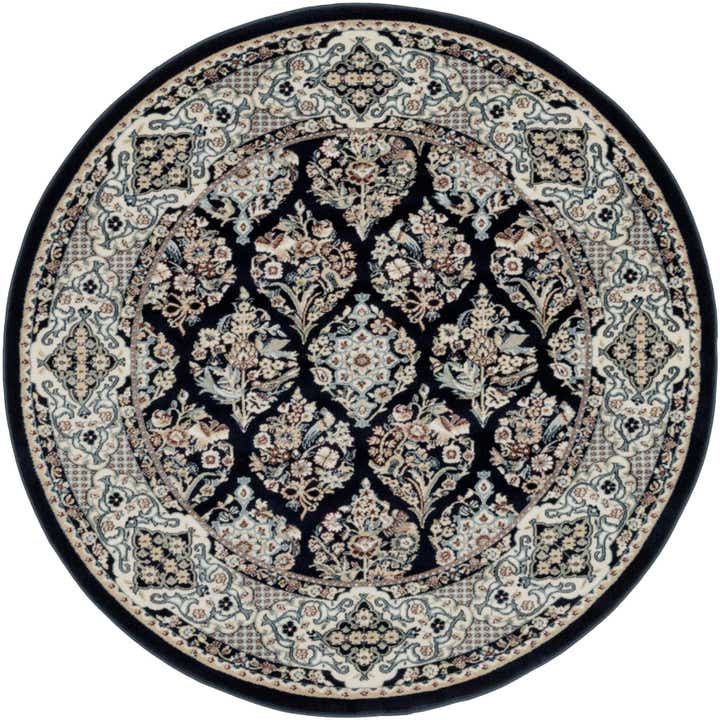 5' 3 x 5' 3 Nain Design Round Rug