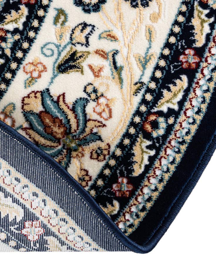 Detail image of 5' 3 x 5' 3 Nain Design Round Rug