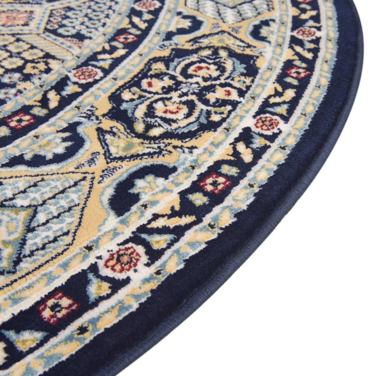 Detail image of 10' x 10' Nain Design Round Rug