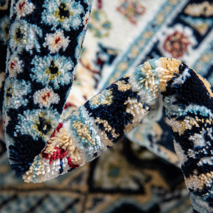 Detail image of 10' x 10' Nain Design Round Rug