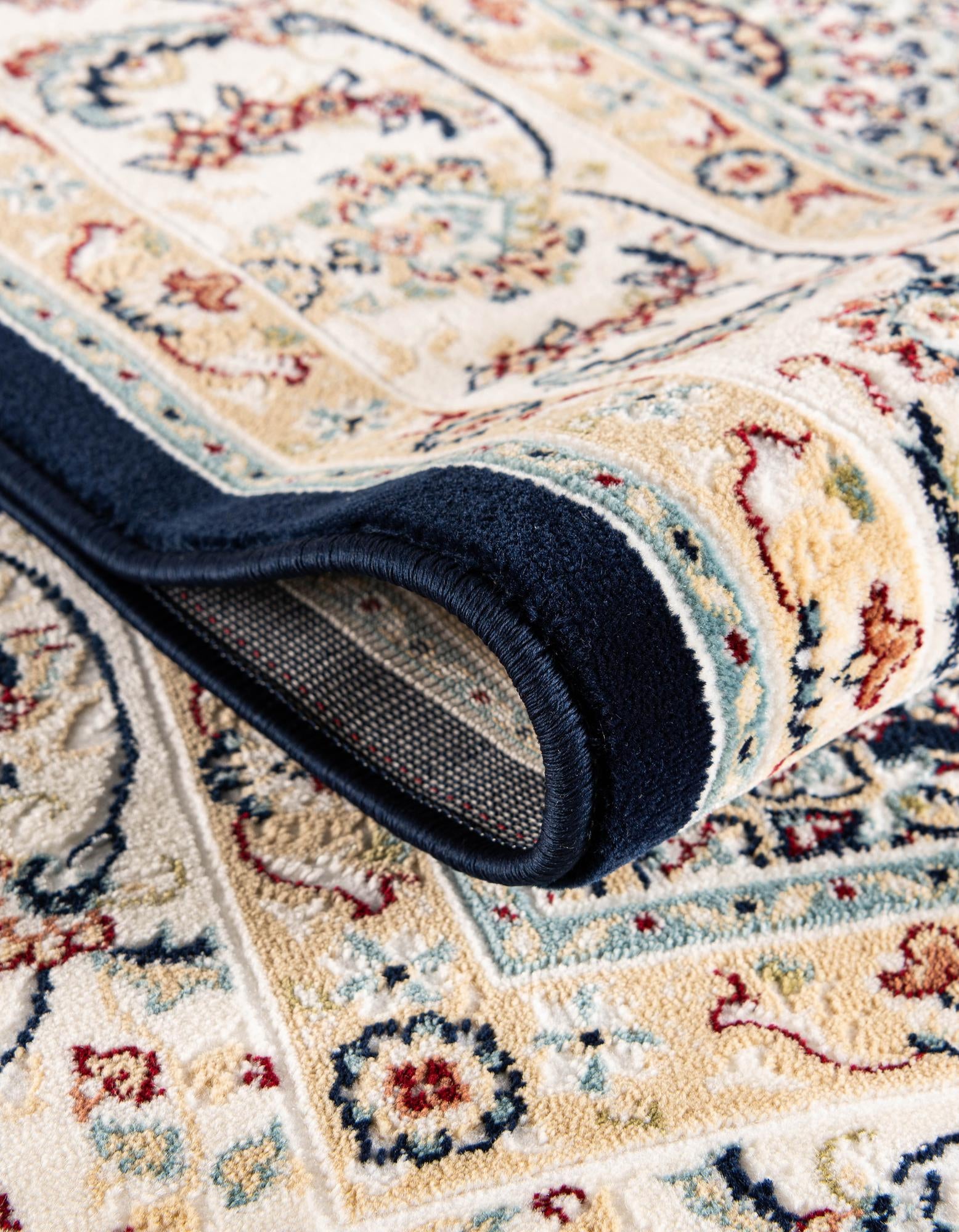 5' x 5' Nain Design Round Rug