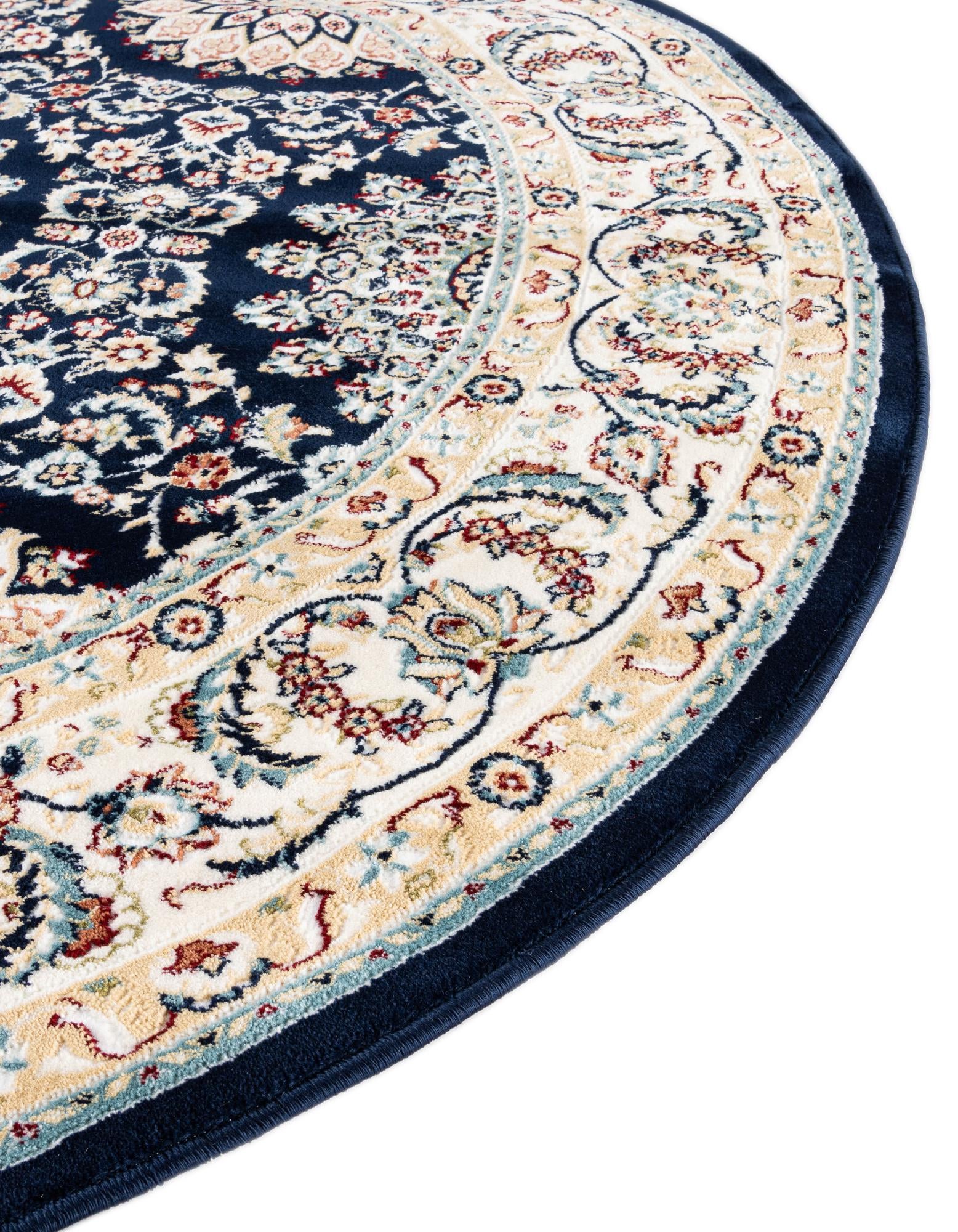 5' x 5' Nain Design Round Rug