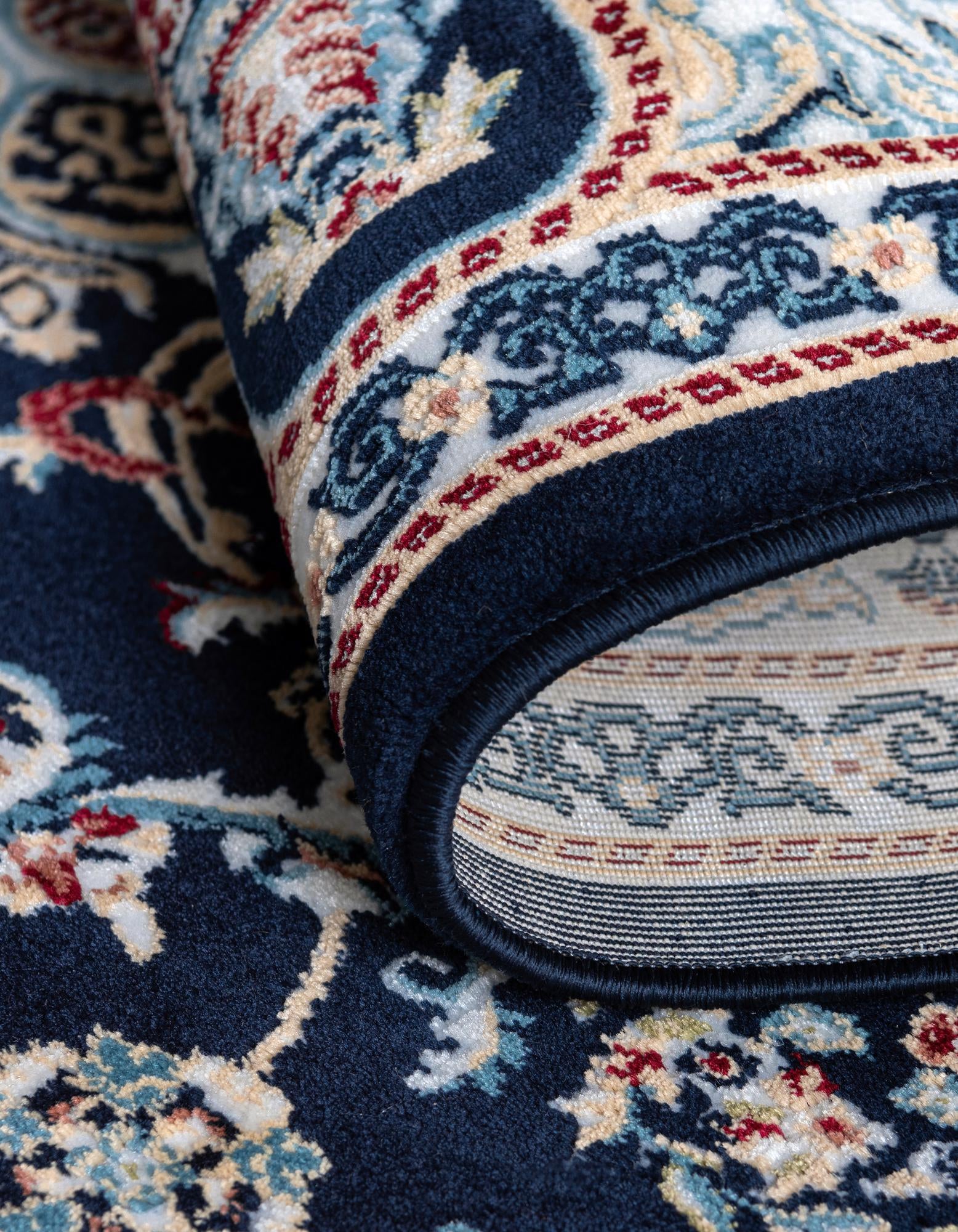5' x 5' Nain Design Round Rug