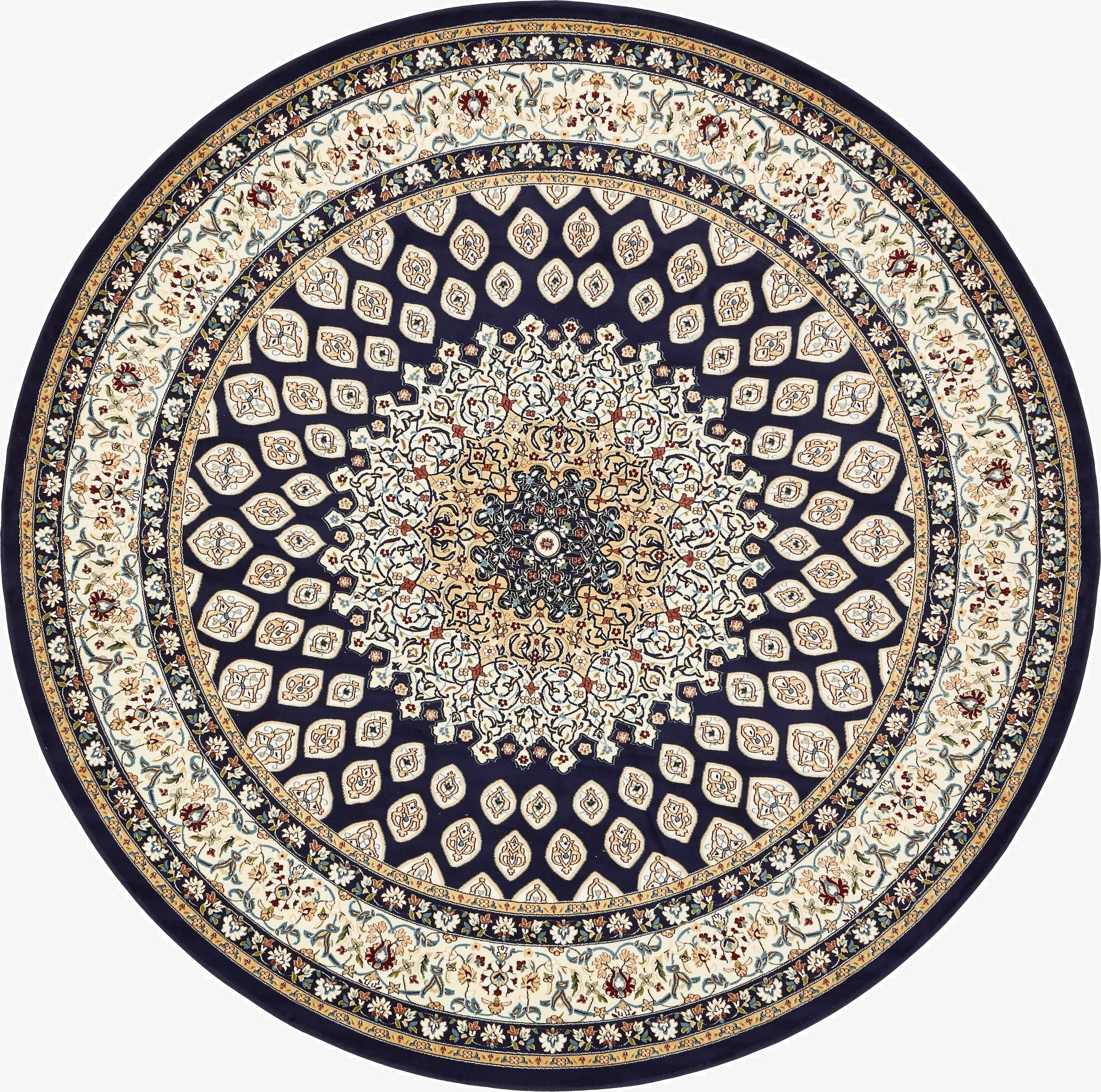 Primary image 10' x 10' Nain Design Round Rug
