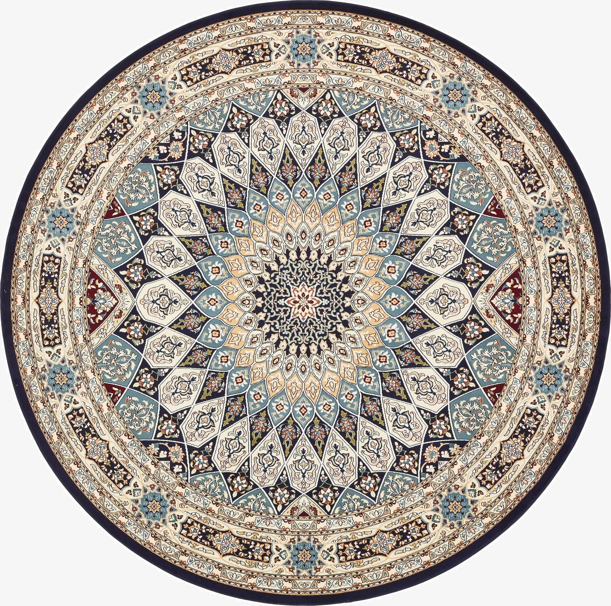10' x 10' Nain Design Round Rug