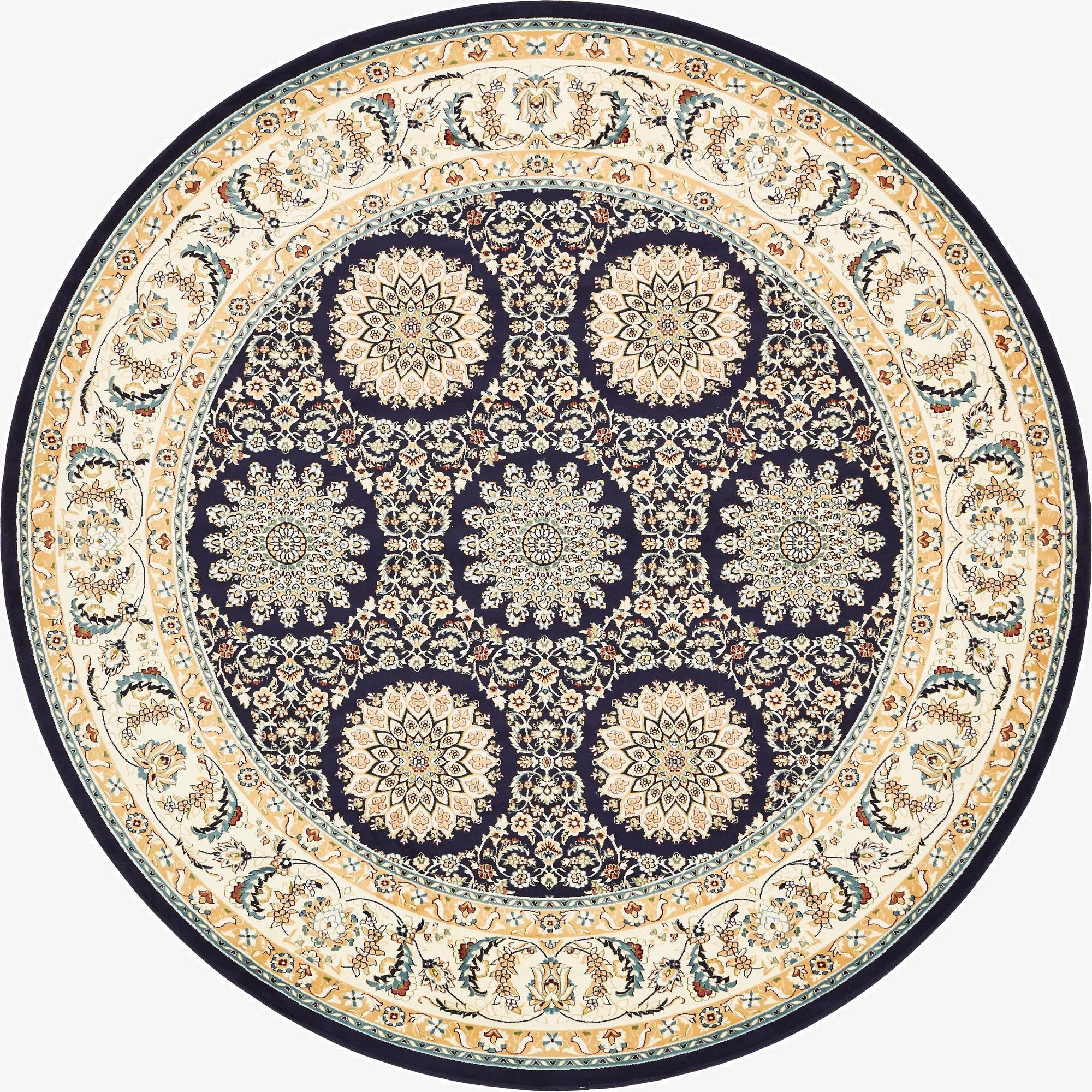 10' x 10' Nain Design Round Rug