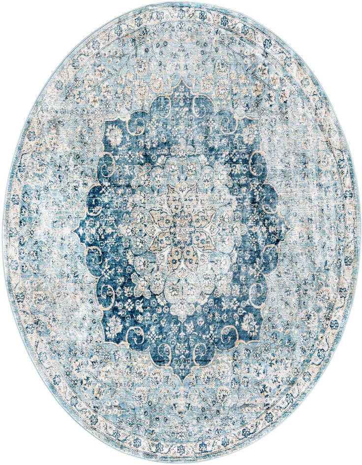 Detail image of 7' x 7' Newport Round Rug