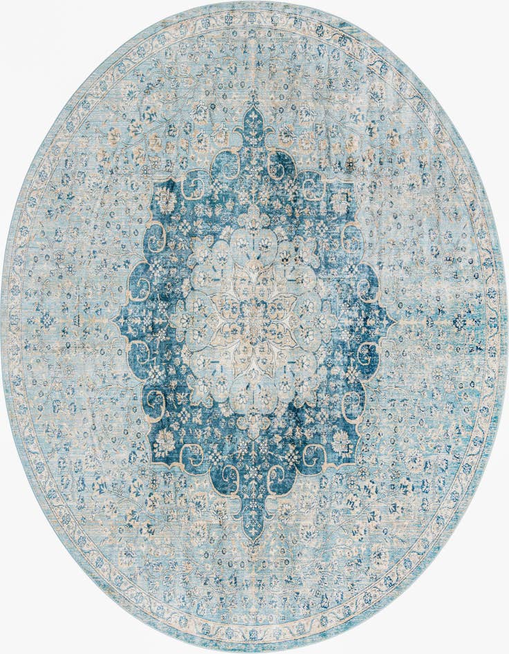 Detail image of 10' 2 x 10' 2 Newport Round Rug