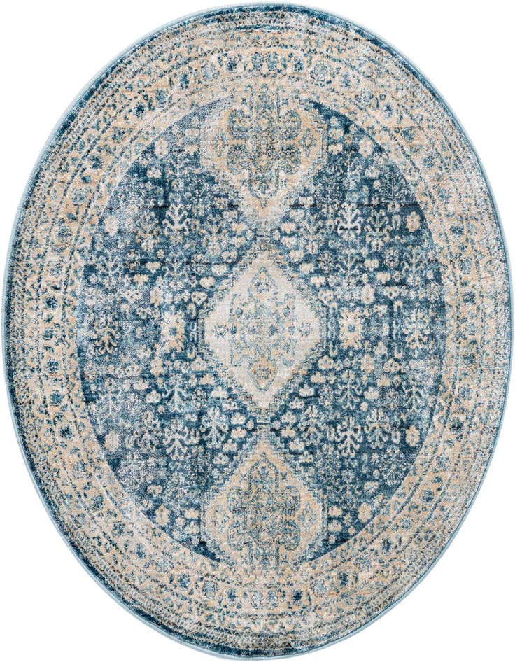Detail image of 4' x 4' Newport Round Rug