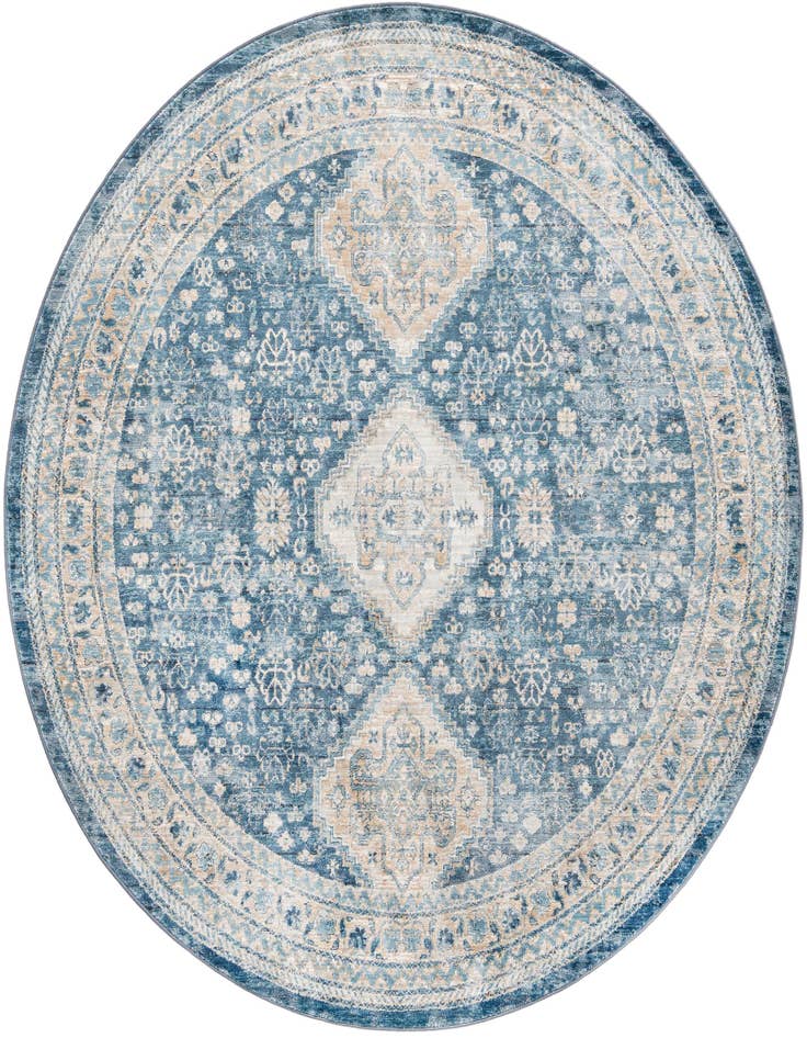 Detail image of 7' x 7' Newport Round Rug