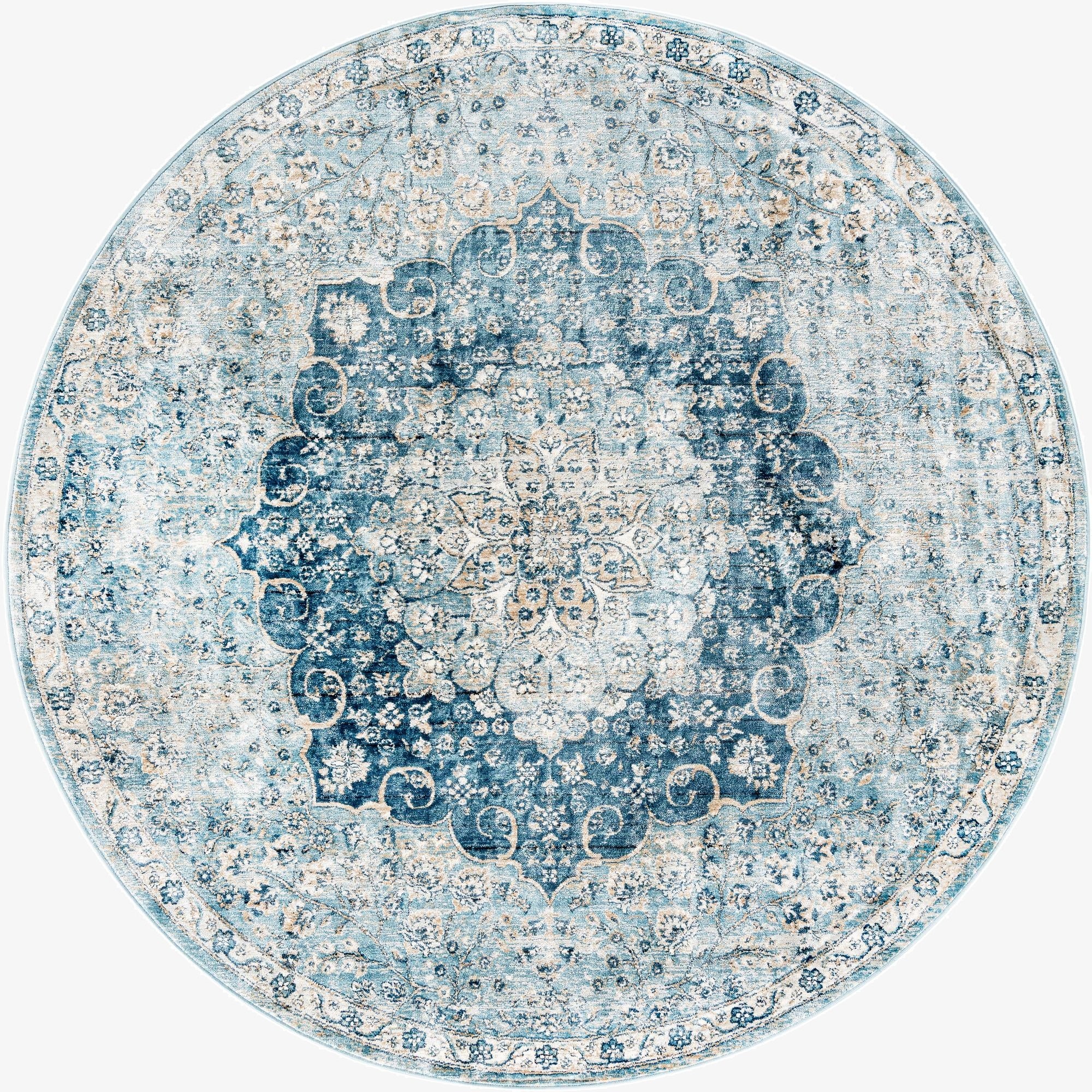 Primary image 7' x 7' Newport Round Rug