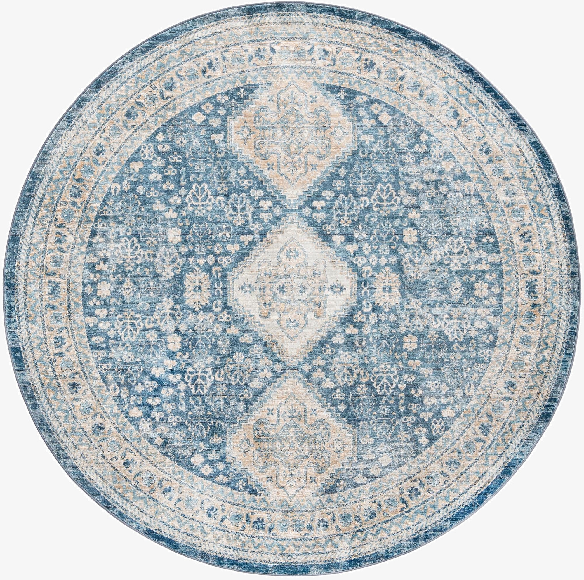 Primary image 7' x 7' Newport Round Rug