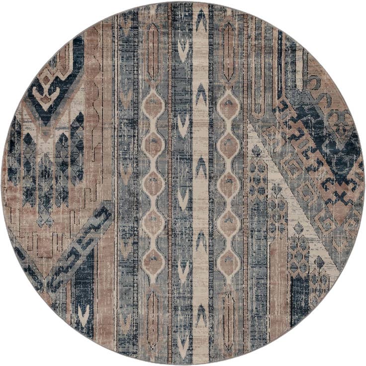 Detail image of 7' x 7' Oregon Round Rug