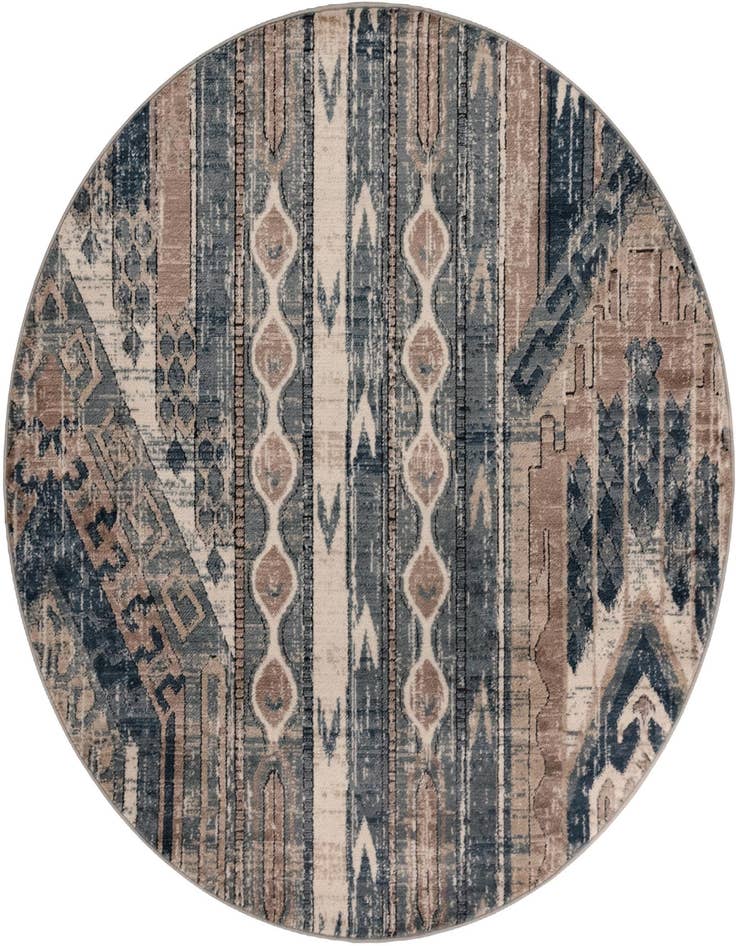 Detail image of 5' 3 x 5' 3 Oregon Round Rug
