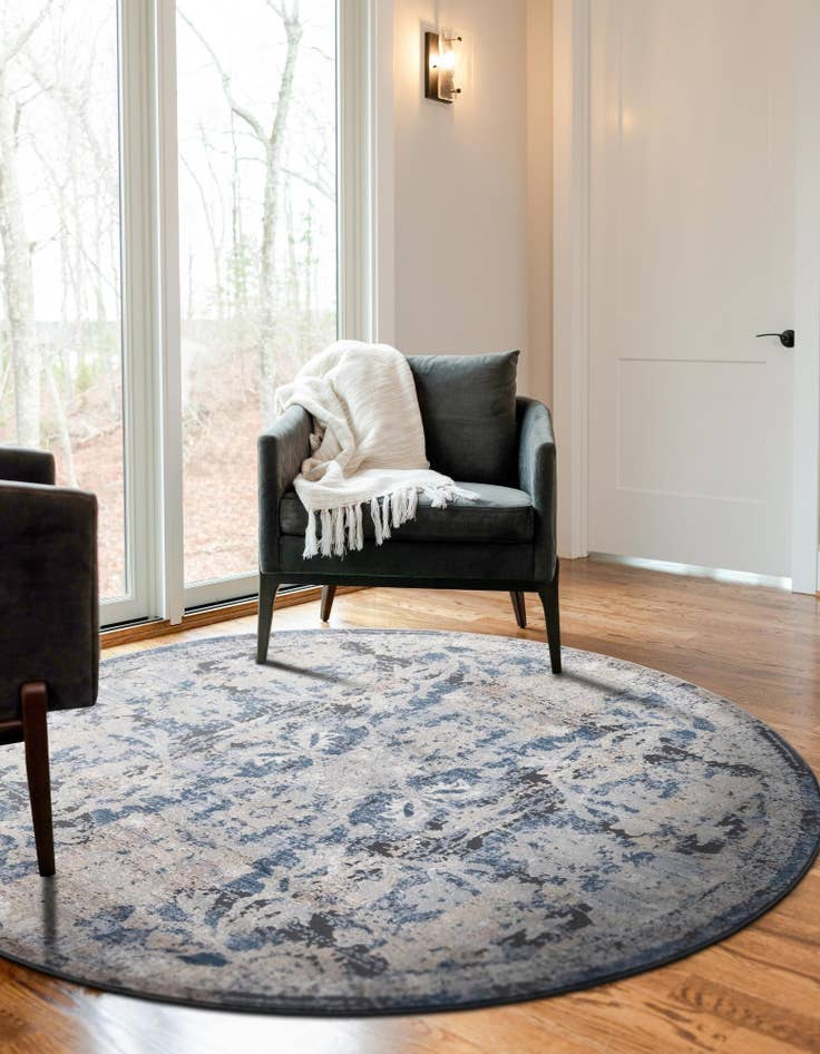 Detail image of 7' x 7' Oregon Round Rug