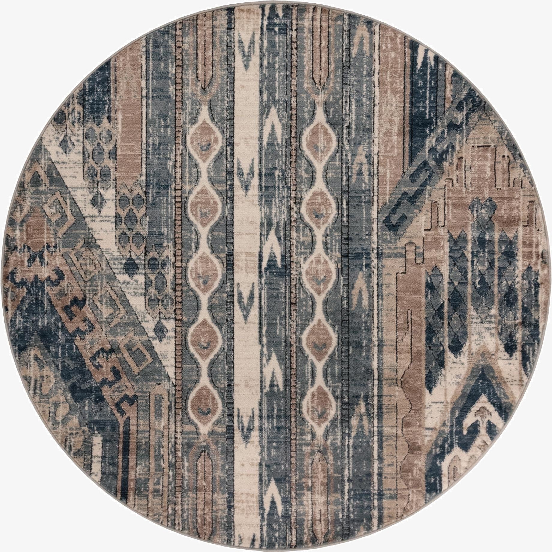 5' 3 x 5' 3 Oregon Round Rug