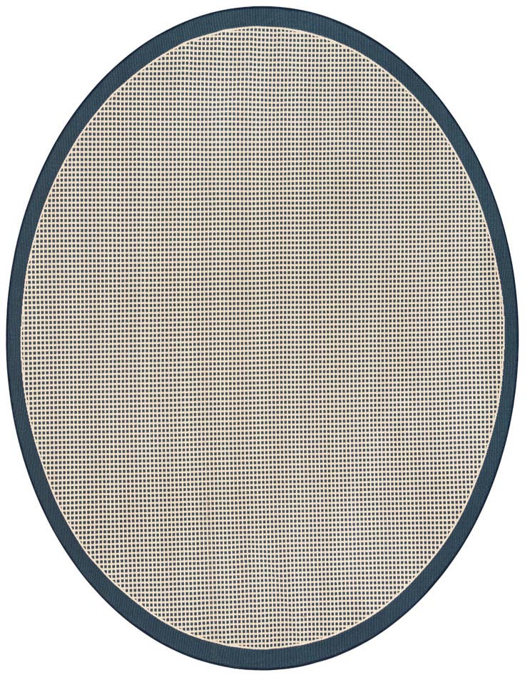Detail image of 7' 10 x 7' 10 Easy-Clean Border Indoor / Outdoor Round Rug