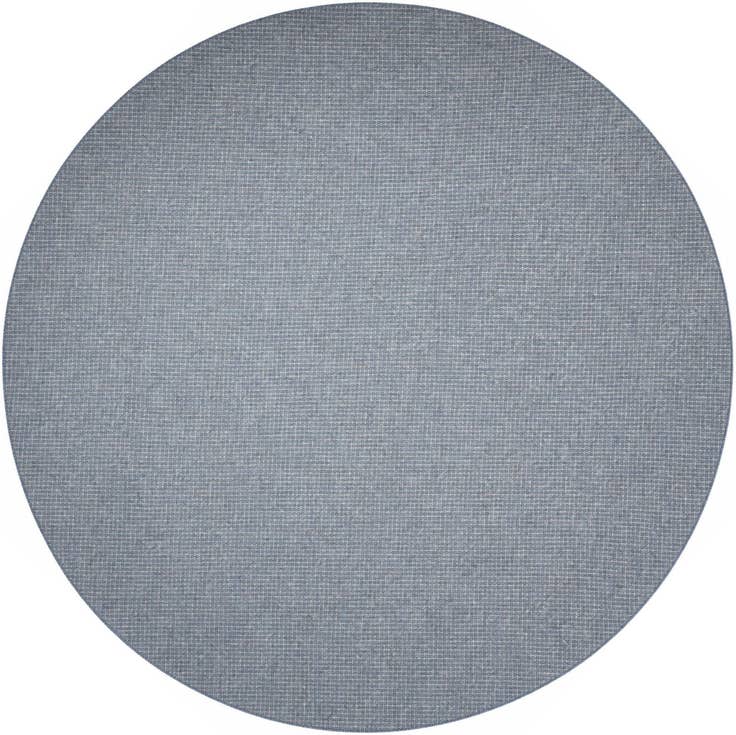Detail image of 13' x 13' Easy-Clean Checkered Indoor / Outdoor Round Rug