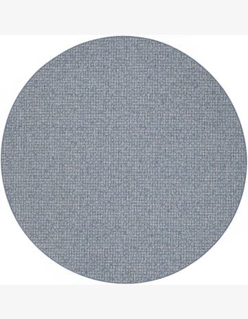 7' 10 x 7' 10 Easy-Clean Checkered Indoor / Outdoor Round Rug