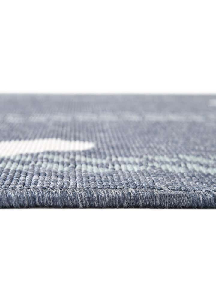 4' x 4' Easy-Clean Coastal Indoor / Outdoor Round Rug