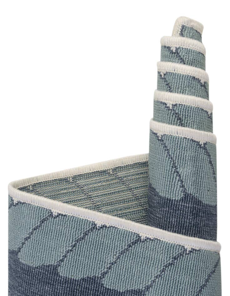 Detail image of 4' x 4' Easy-Clean Coastal Indoor / Outdoor Round Rug