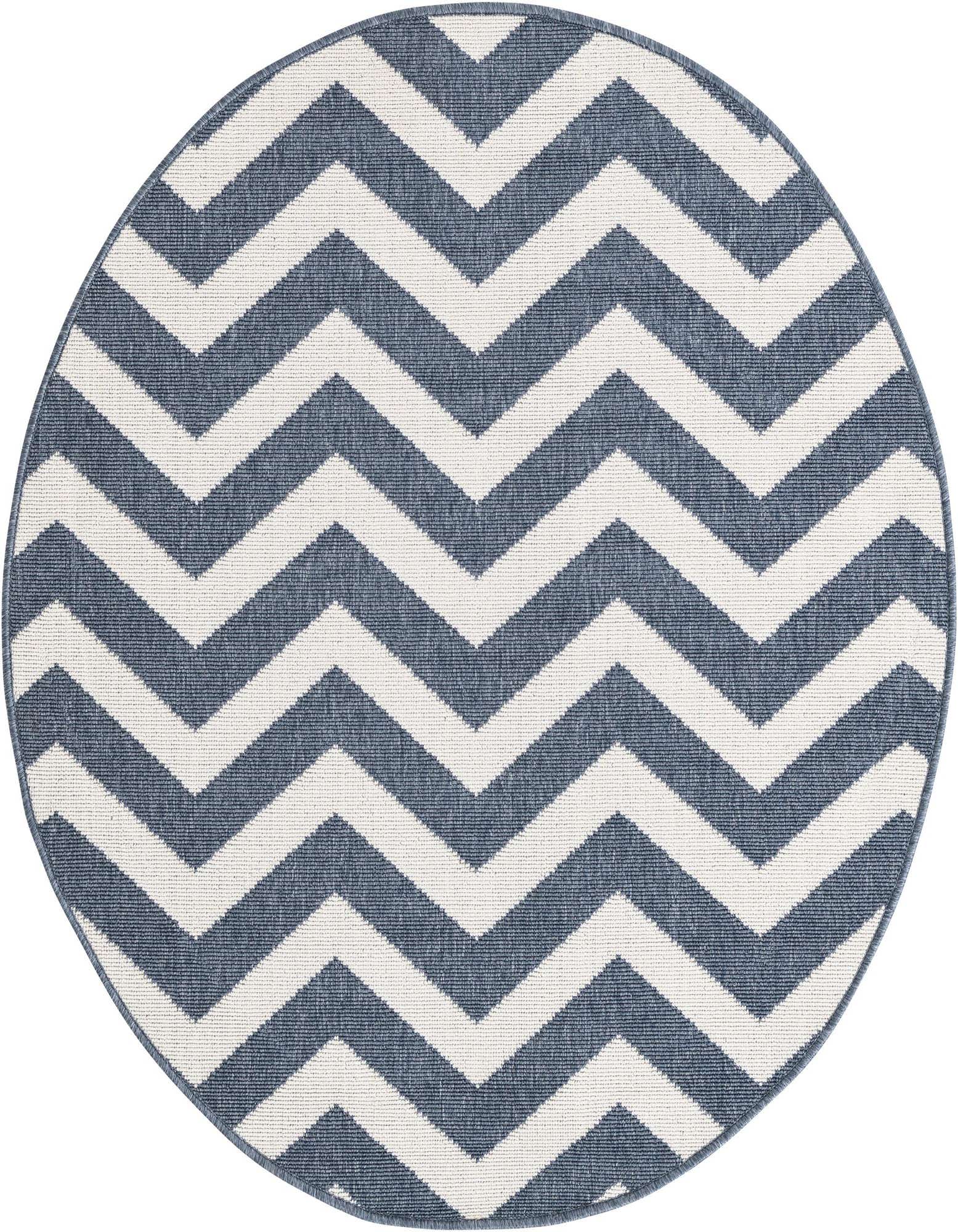 4' x 4' Easy-Clean Coastal Indoor / Outdoor Round Rug