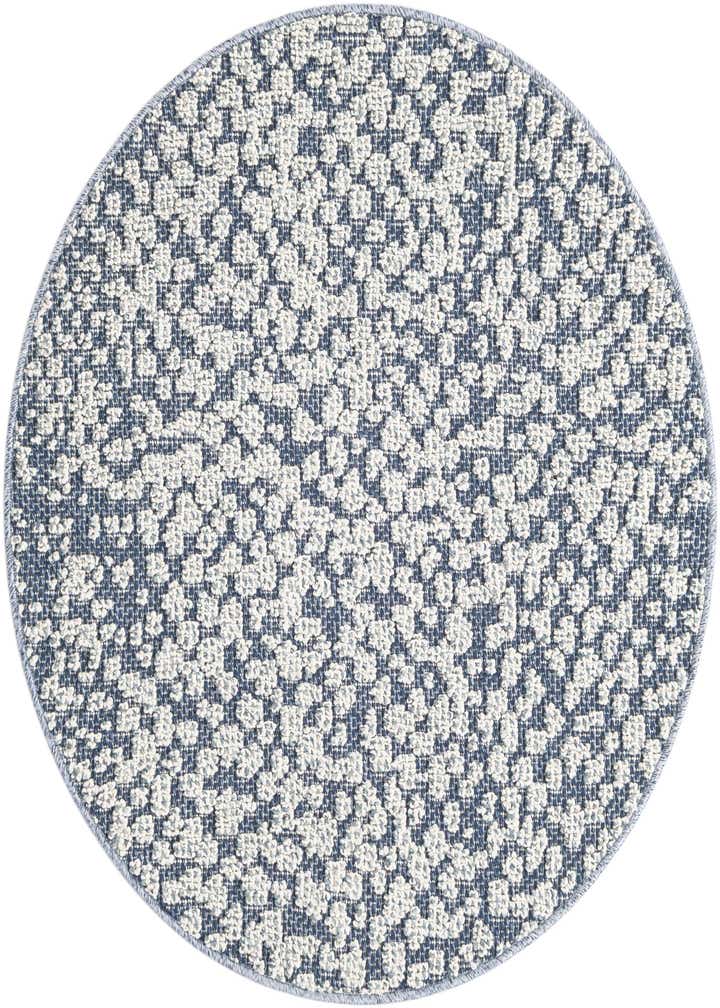3' 1 x 3' 1 Easy-Clean Safari Indoor / Outdoor Round Rug