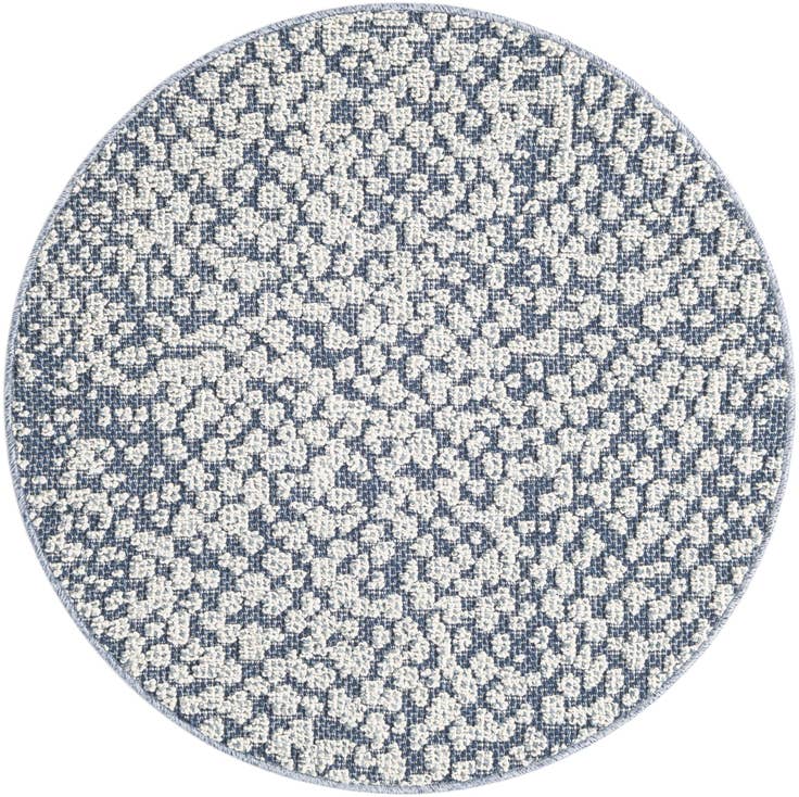 Detail image of 3' 1 x 3' 1 Easy-Clean Safari Indoor / Outdoor Round Rug