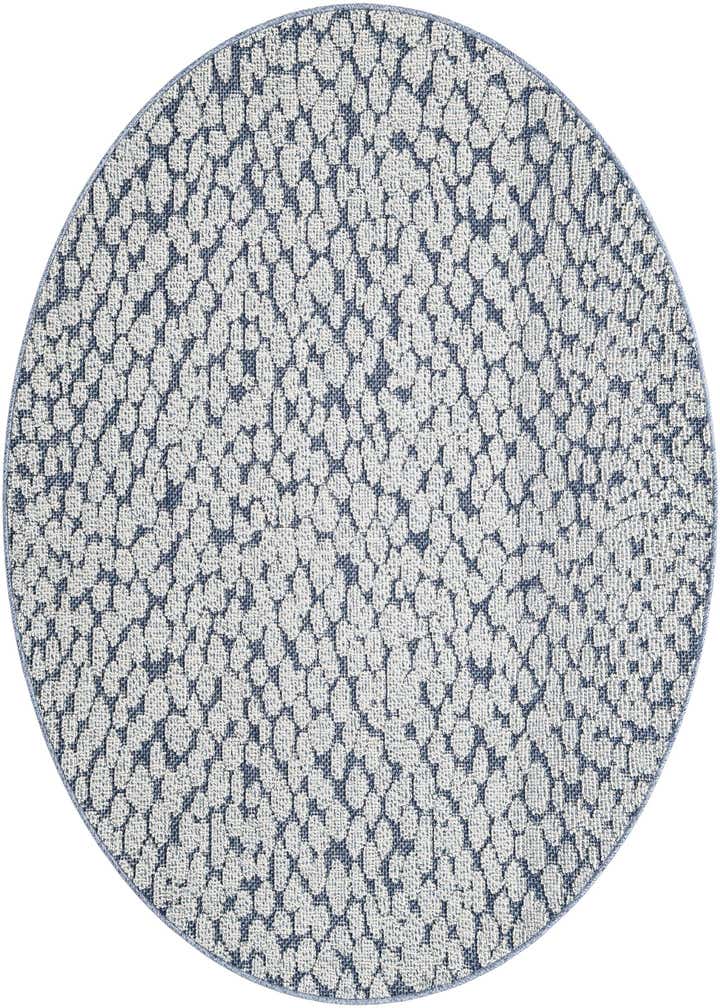 5' 3 x 5' 3 Easy-Clean Safari Indoor / Outdoor Round Rug