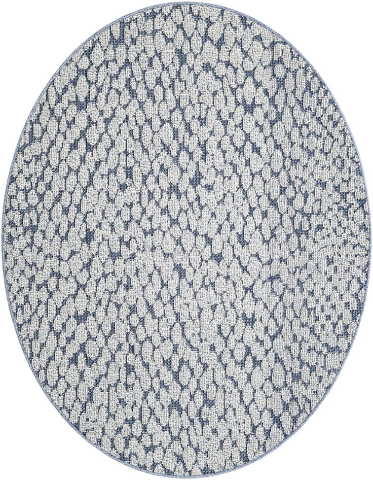 Detail image of 5' 3 x 5' 3 Easy-Clean Safari Indoor / Outdoor Round Rug