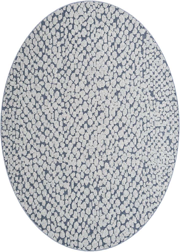 7' 10 x 7' 10 Easy-Clean Safari Indoor / Outdoor Round Rug