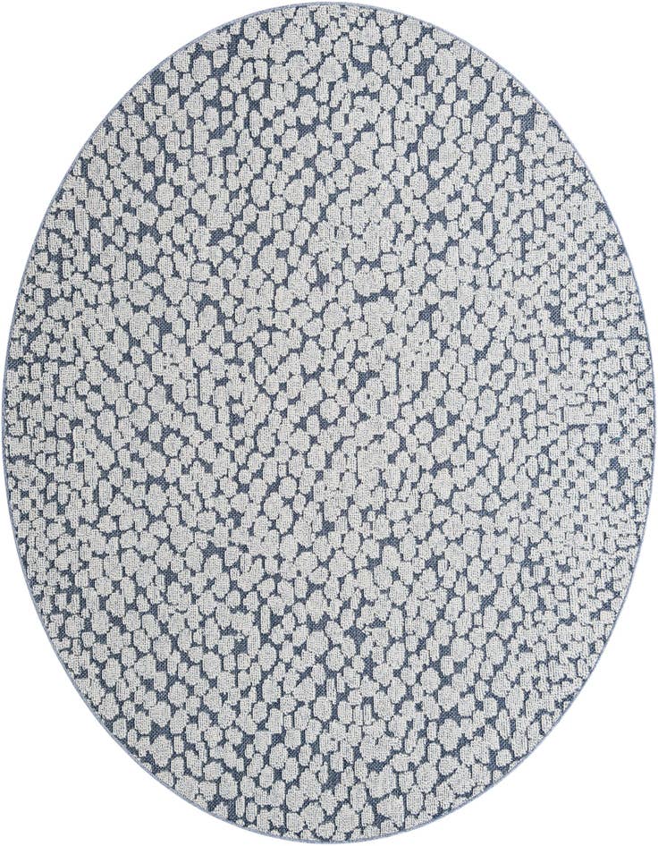 Detail image of 7' 10 x 7' 10 Easy-Clean Safari Indoor / Outdoor Round Rug