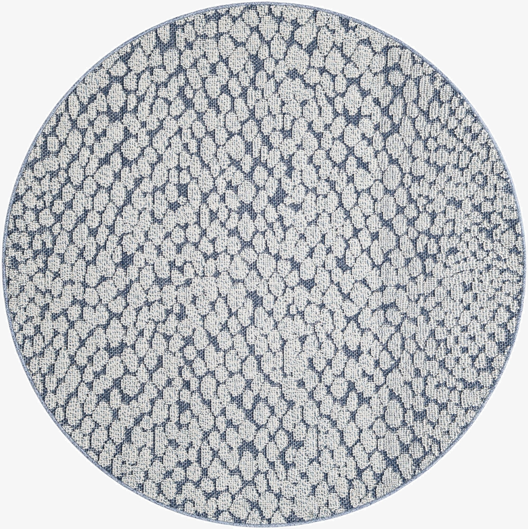 Primary image 5' 3 x 5' 3  Washable Safari Indoor / Outdoor Round Rug