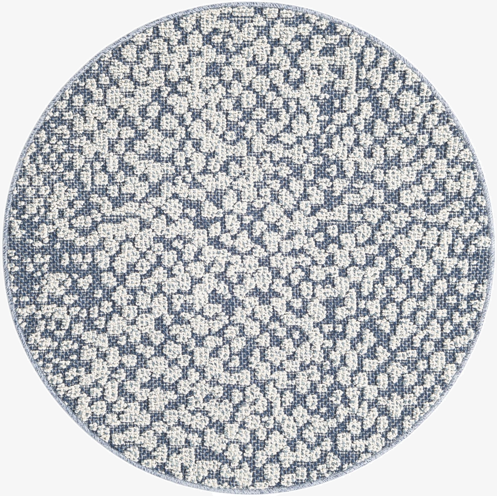 3' 1 x 3' 1  Washable Safari Indoor / Outdoor Round Rug