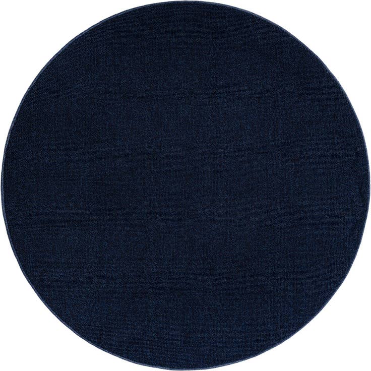 Detail image of 5' 3 x 5' 3 Easy-Clean Solid Indoor / Outdoor Round Rug