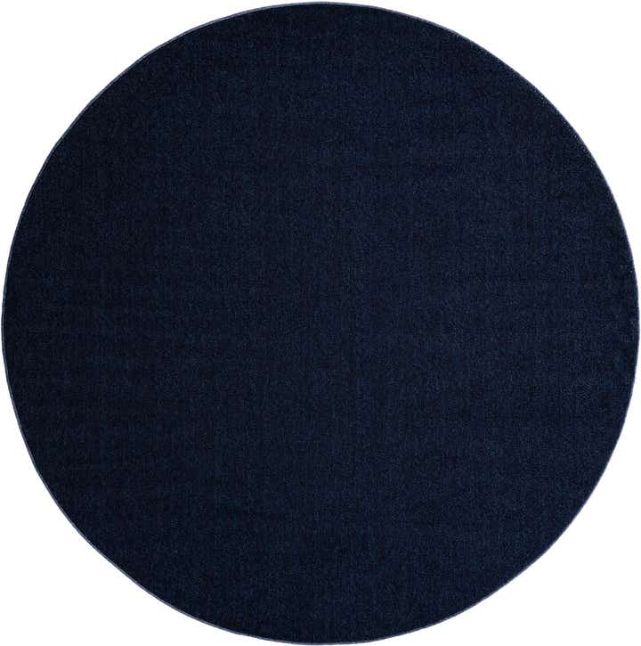 7' 10 x 7' 10 Easy-Clean Solid Indoor / Outdoor Round Rug