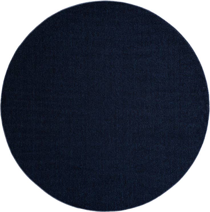Detail image of 7' 10 x 7' 10 Easy-Clean Solid Indoor / Outdoor Round Rug