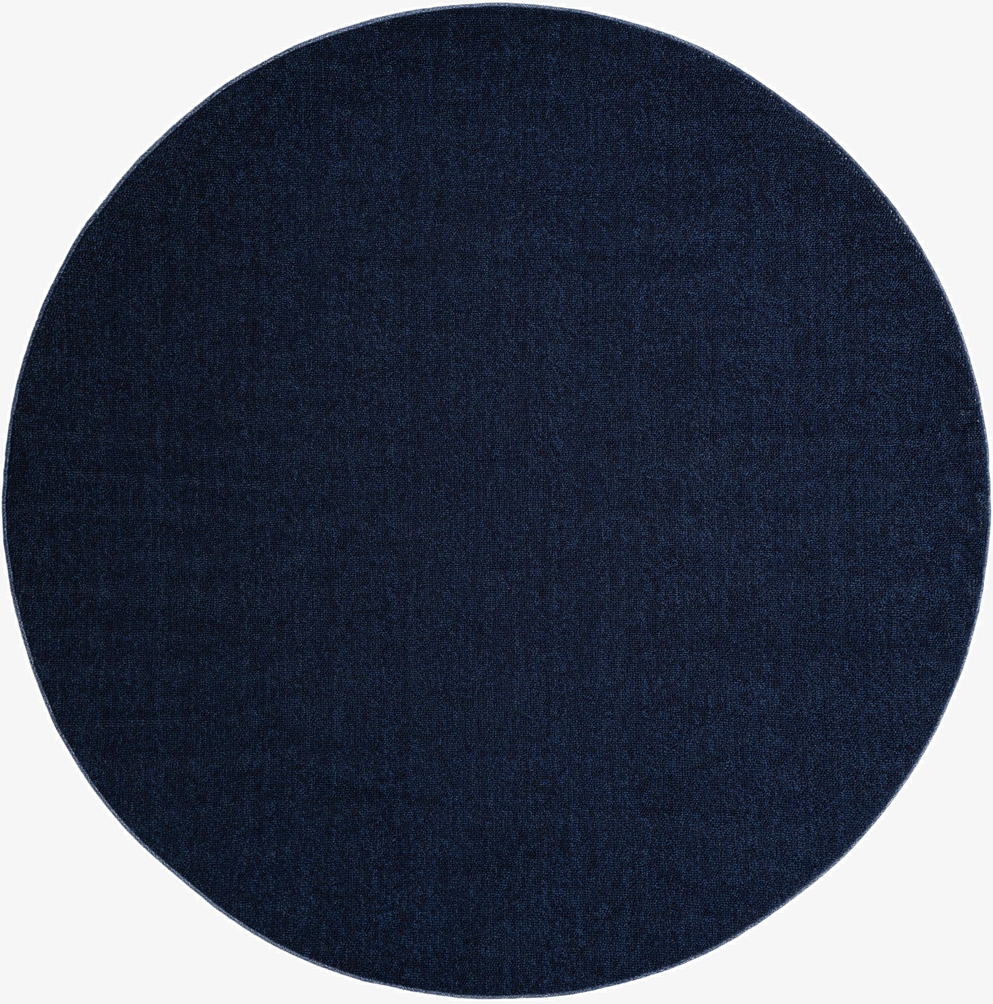 7' 10 x 7' 10  Washable Solid Indoor / Outdoor Round Rug